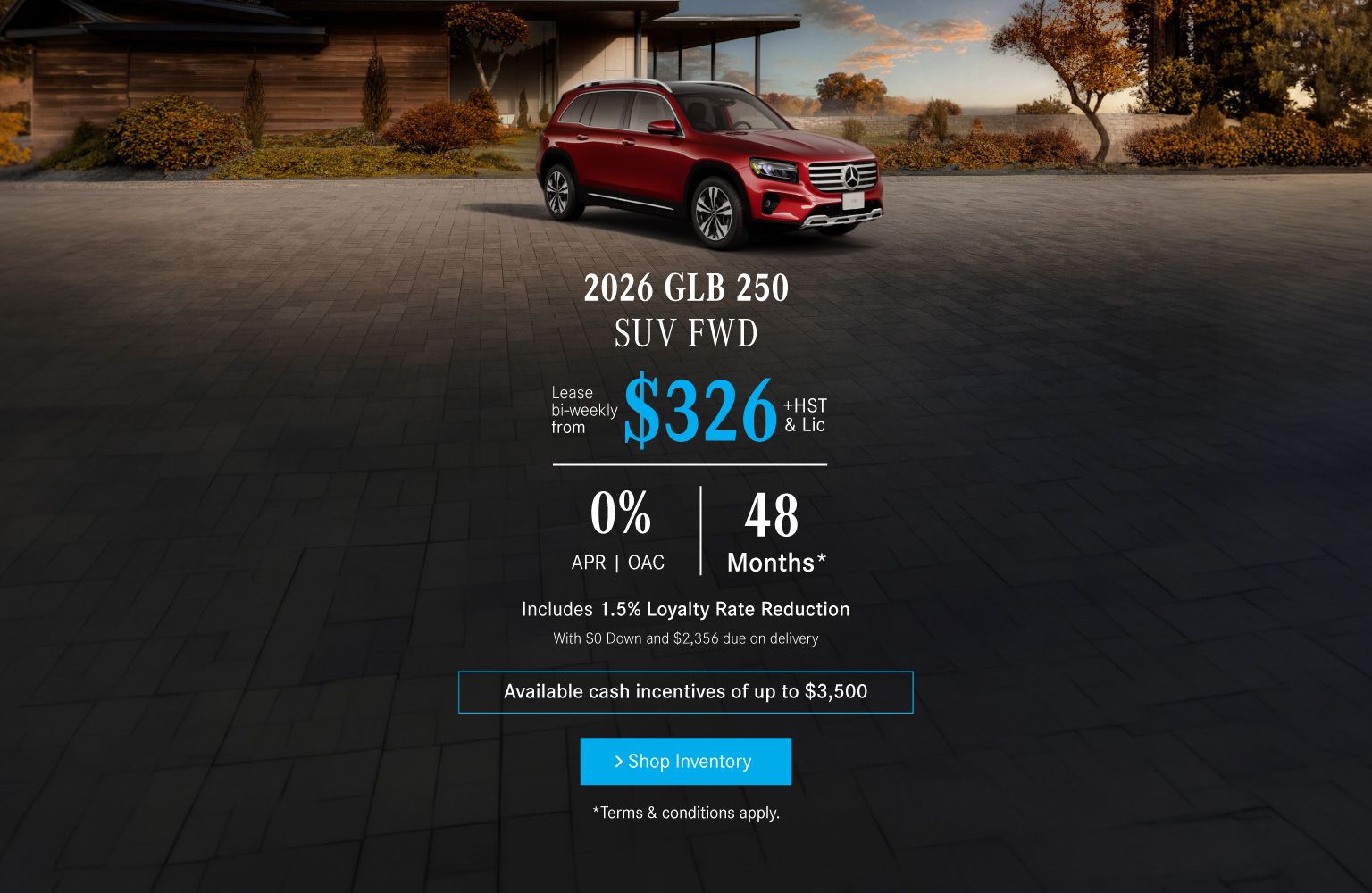 2026 GLB 250 FWD SUV - Lease and Finance Offers