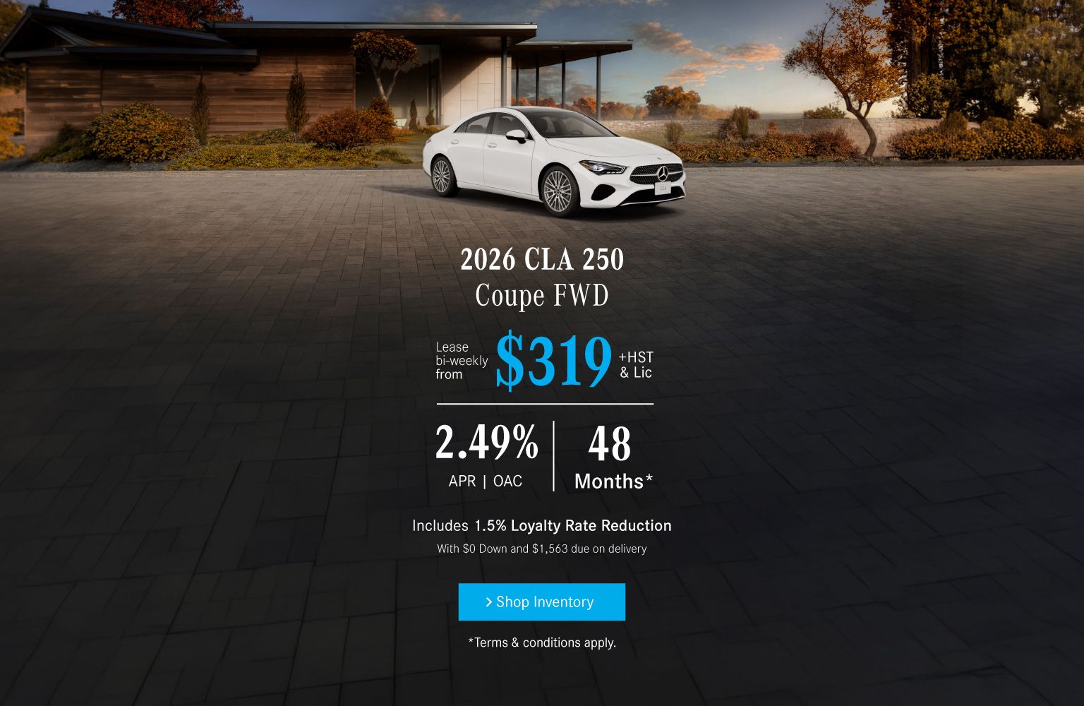 2026 CLA 250 FWD Coupe - Lease and Finance Offers