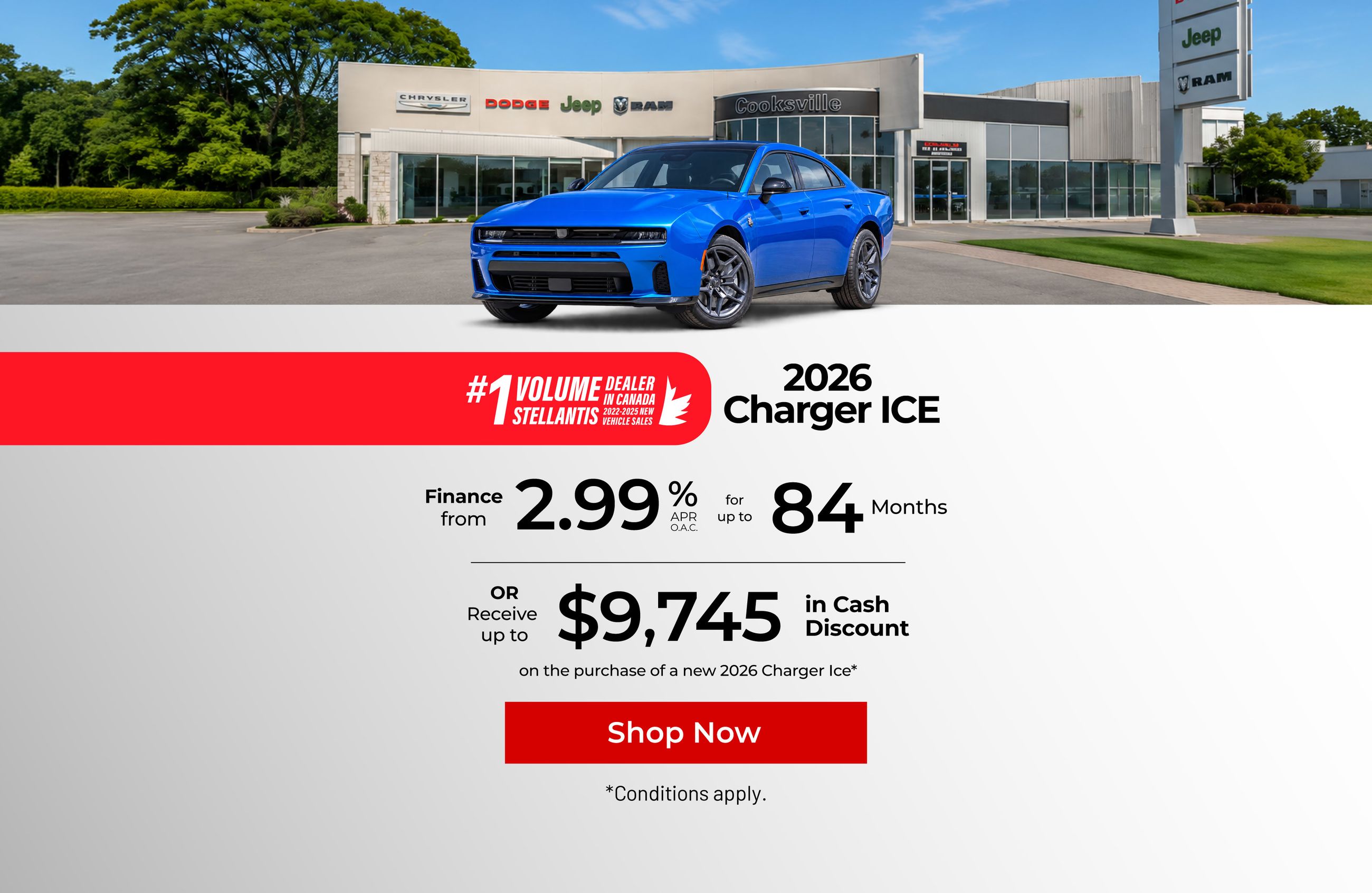 2026 Dodge Charger ICE Offer