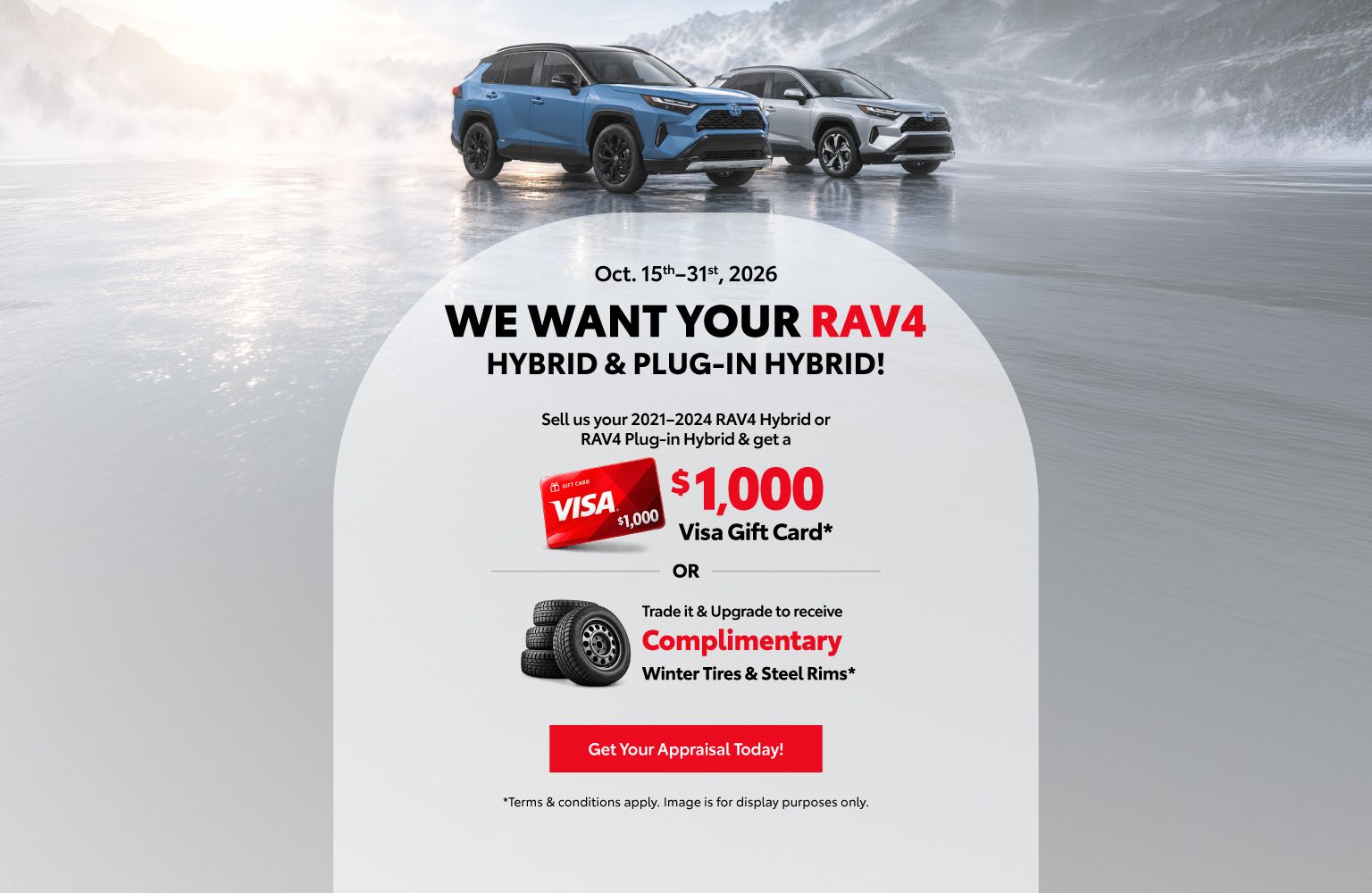 We Want Your Rav4 Hybrid - Trade-in - Home page