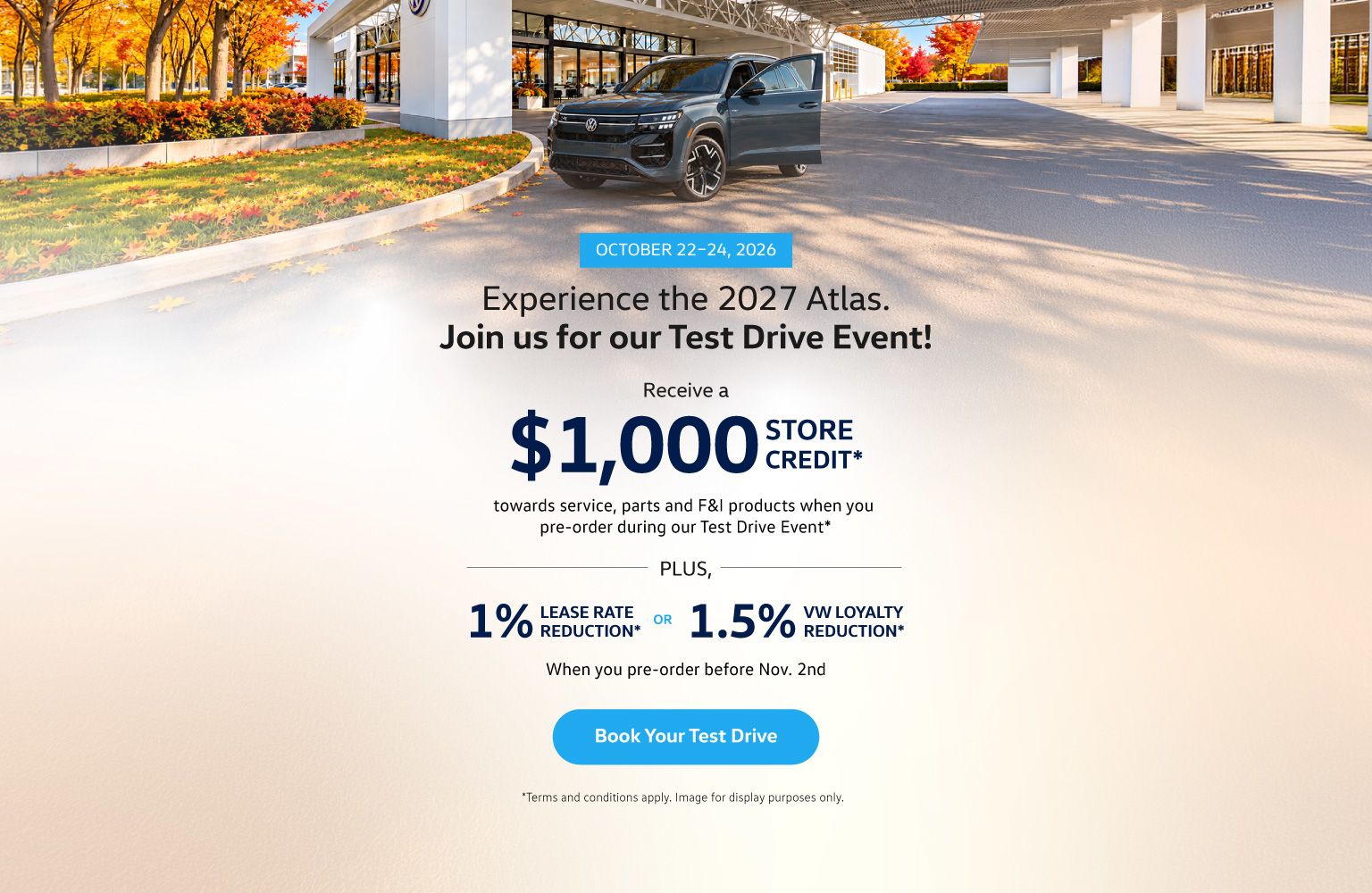 2027 VW Atlas Test Drive Event | Volkswagen MidTown