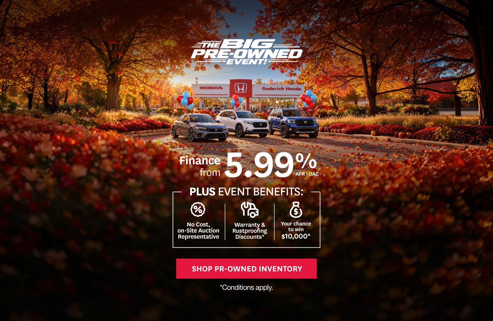 Pre-Owned Sales Event - Goderich Honda