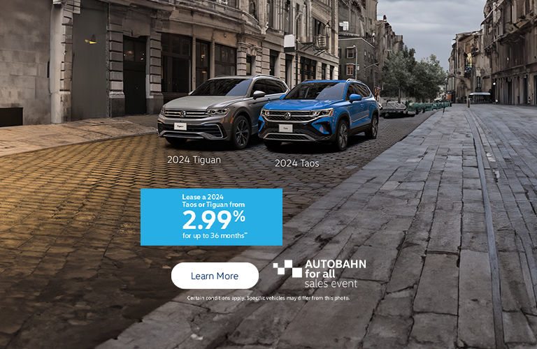 VWCA Taos and Tiguan Sport March2024 Monthly Offer