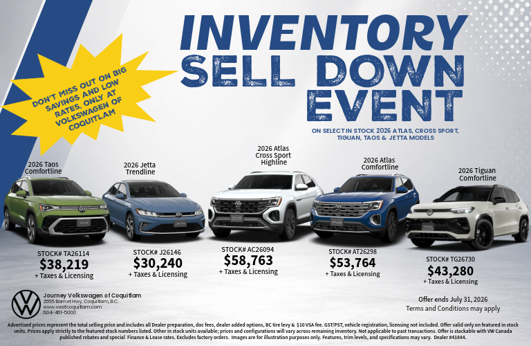 Inventory Sell Down Event!