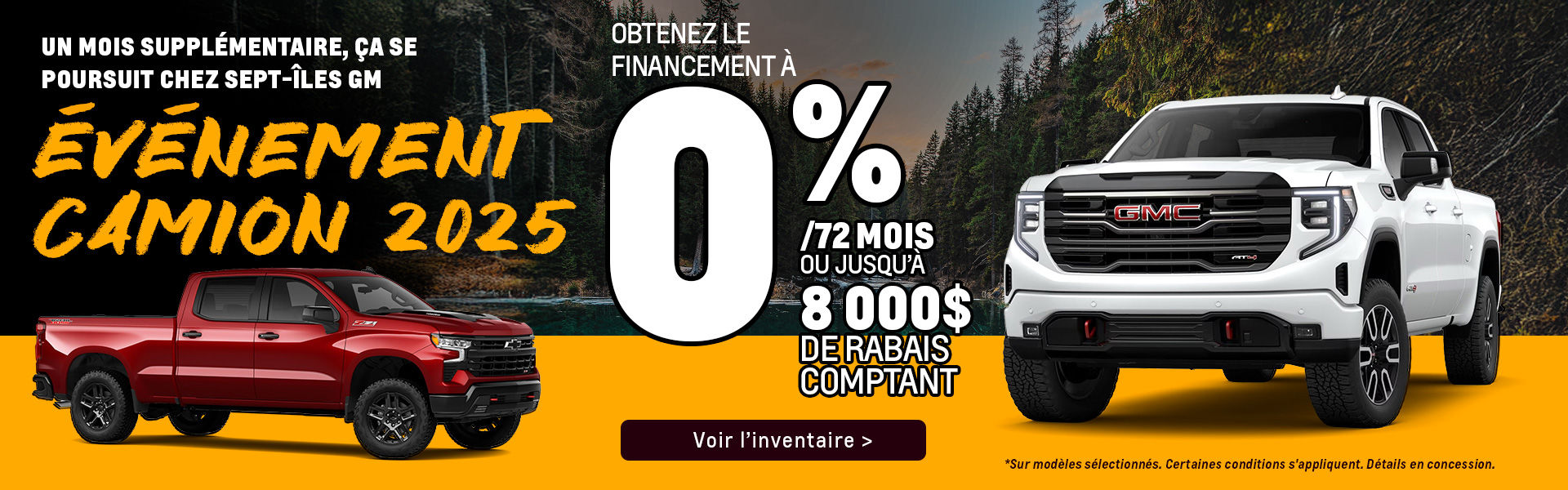 Camion 0% se poursuit