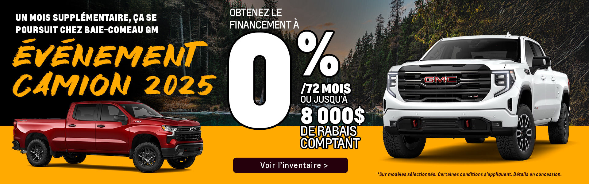 0% camion continue