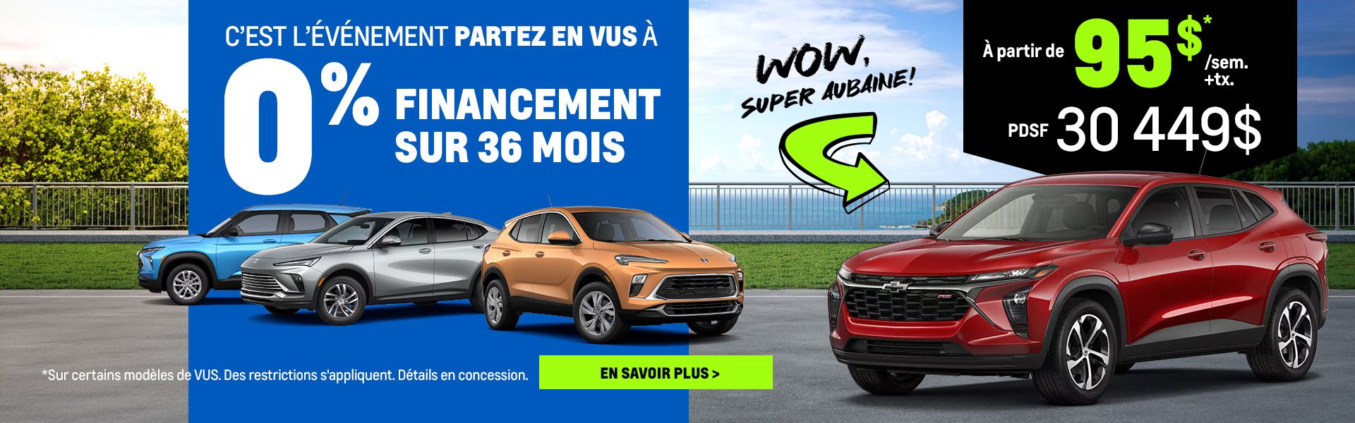 Le plus grand choix de VUS au même endroit