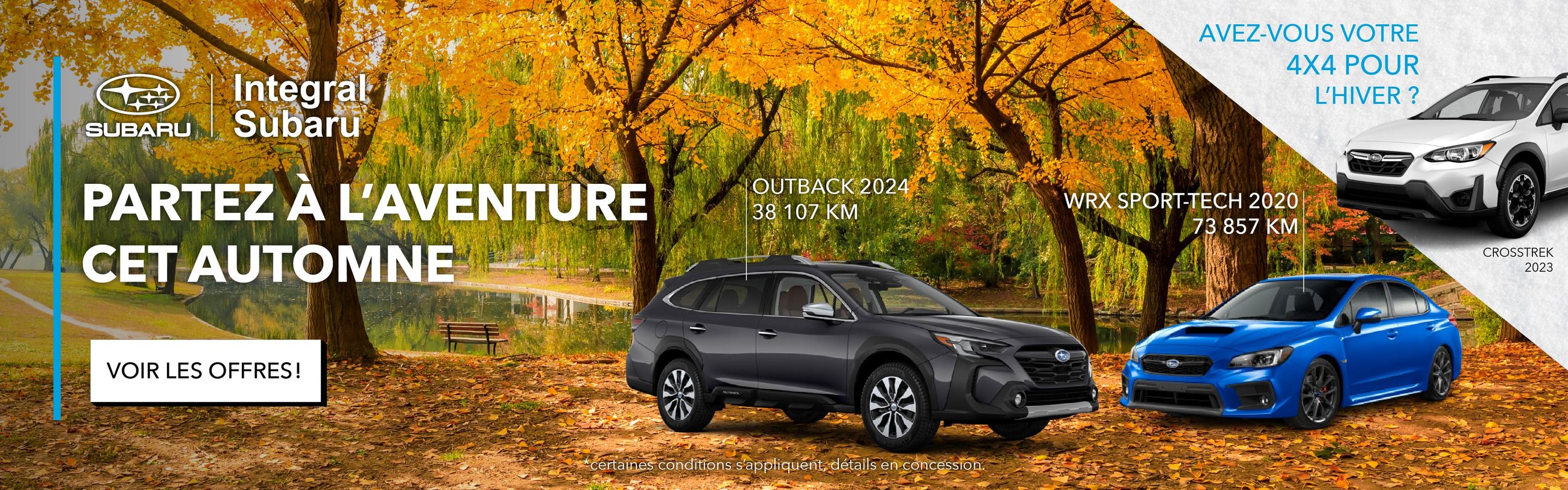 Subaru d'occasion.