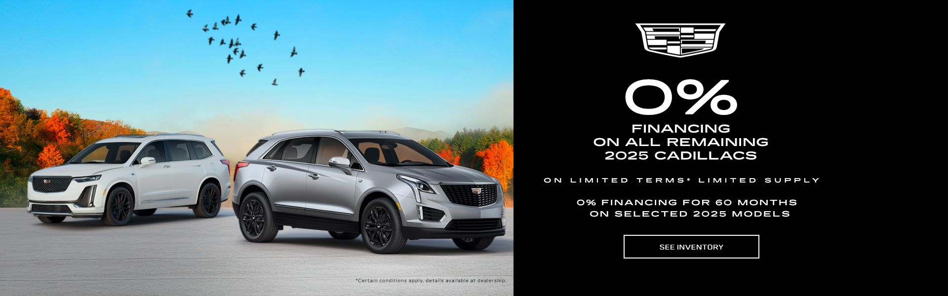 0% 2025 Cadillac