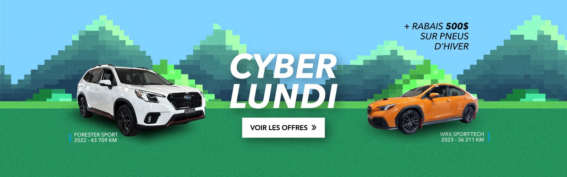 C'est le Cyber Lundi chez Integral Subaru C'est le Cyber Lundi chez Integral Subaru