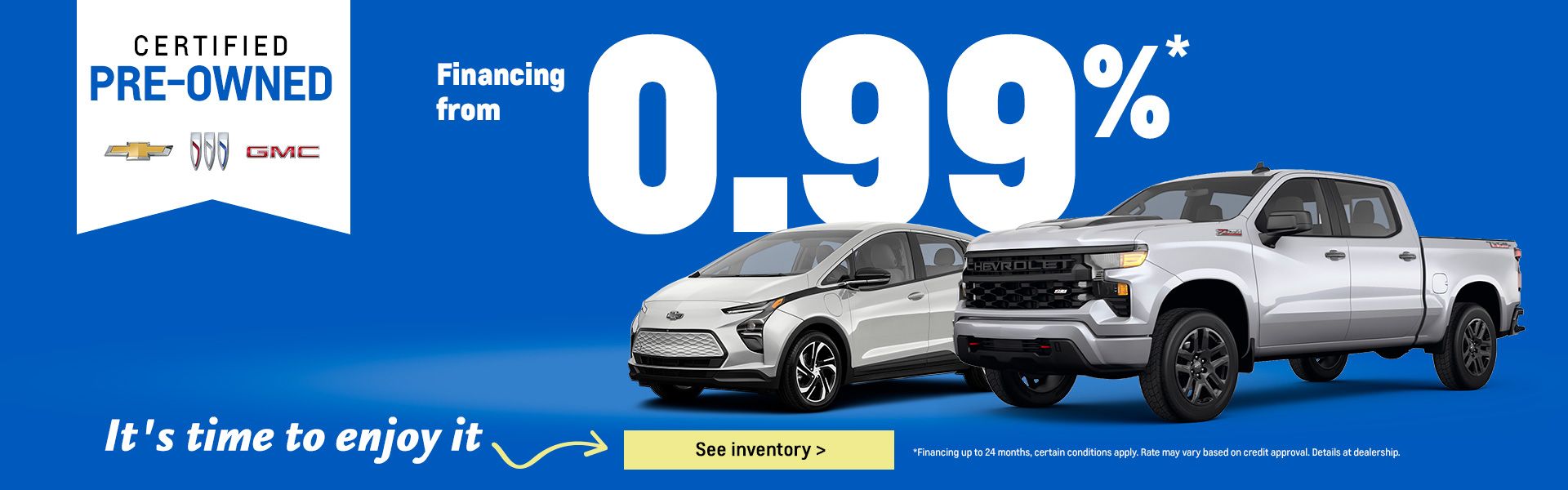 Occasion - Low interest rate 0,99%