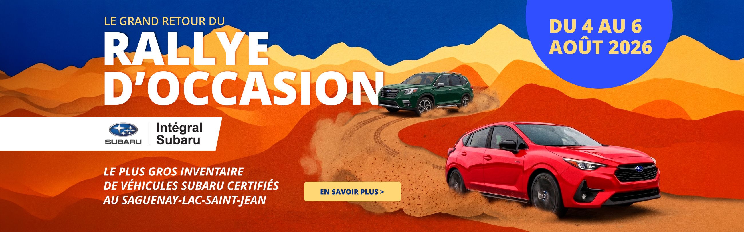 Rallye d'occasion Rallye d'occasion