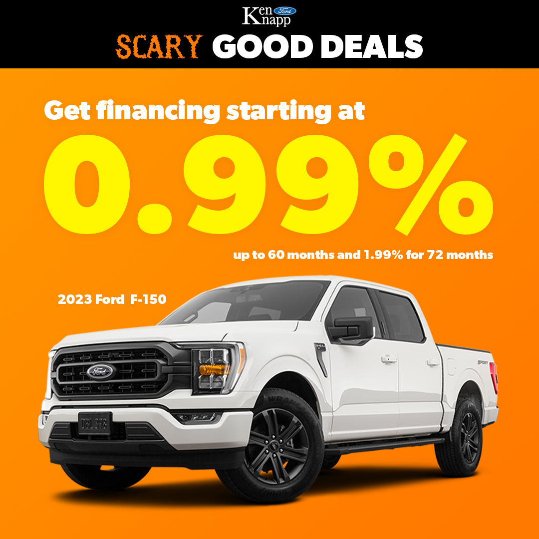 Great interest rates on the F150 Ken Knapp Ford in Essex