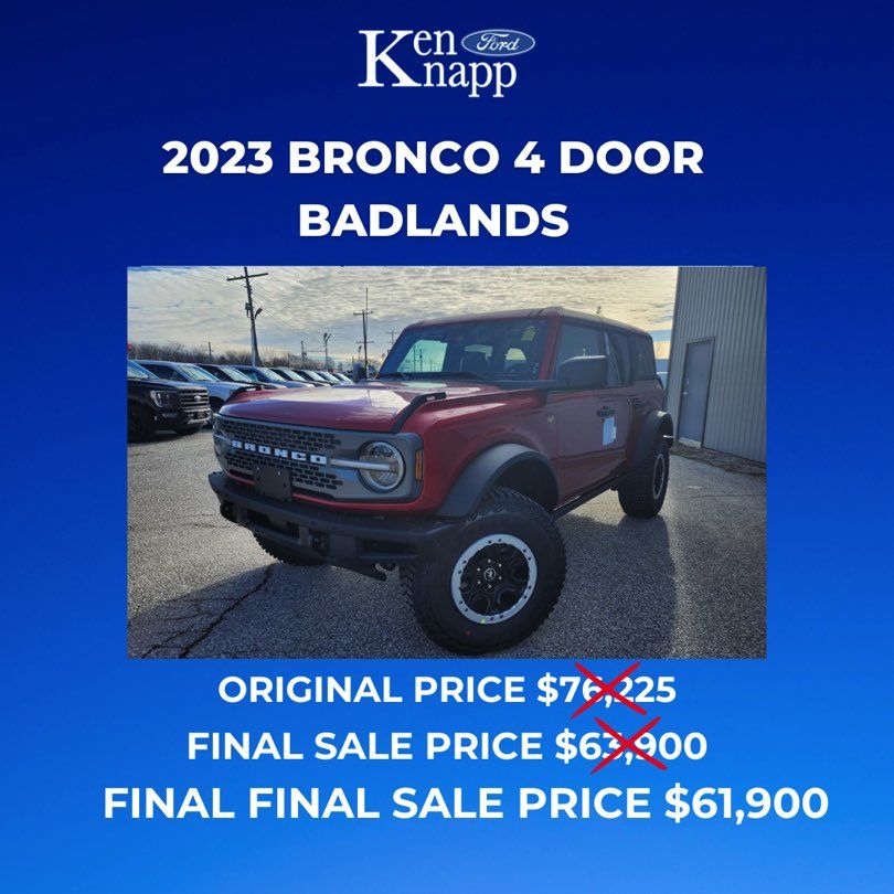 Bronco Final Price