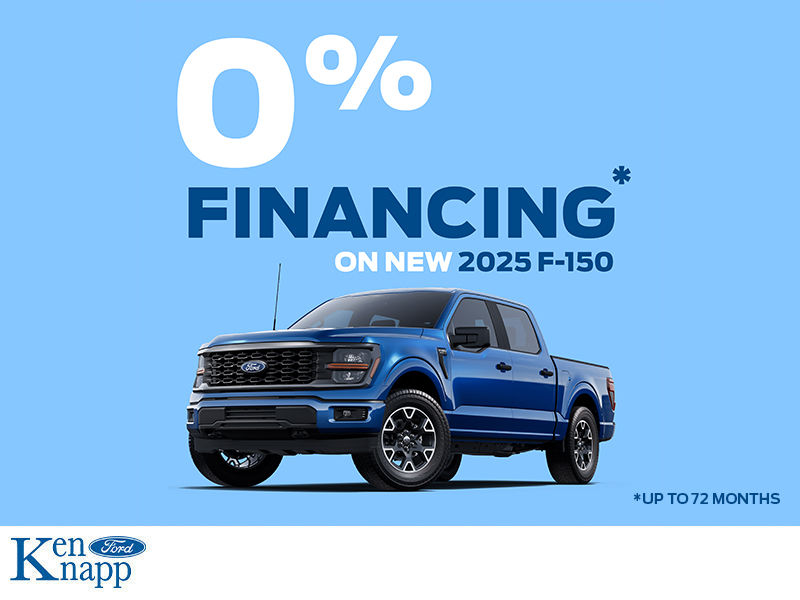 0% Financing for 72 Months on 2025 Ford F-150s – Plus $3,000 STX Bonus!