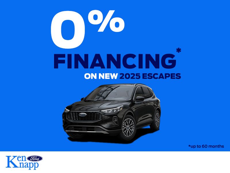 2025 Ford Escape – 0% Financing