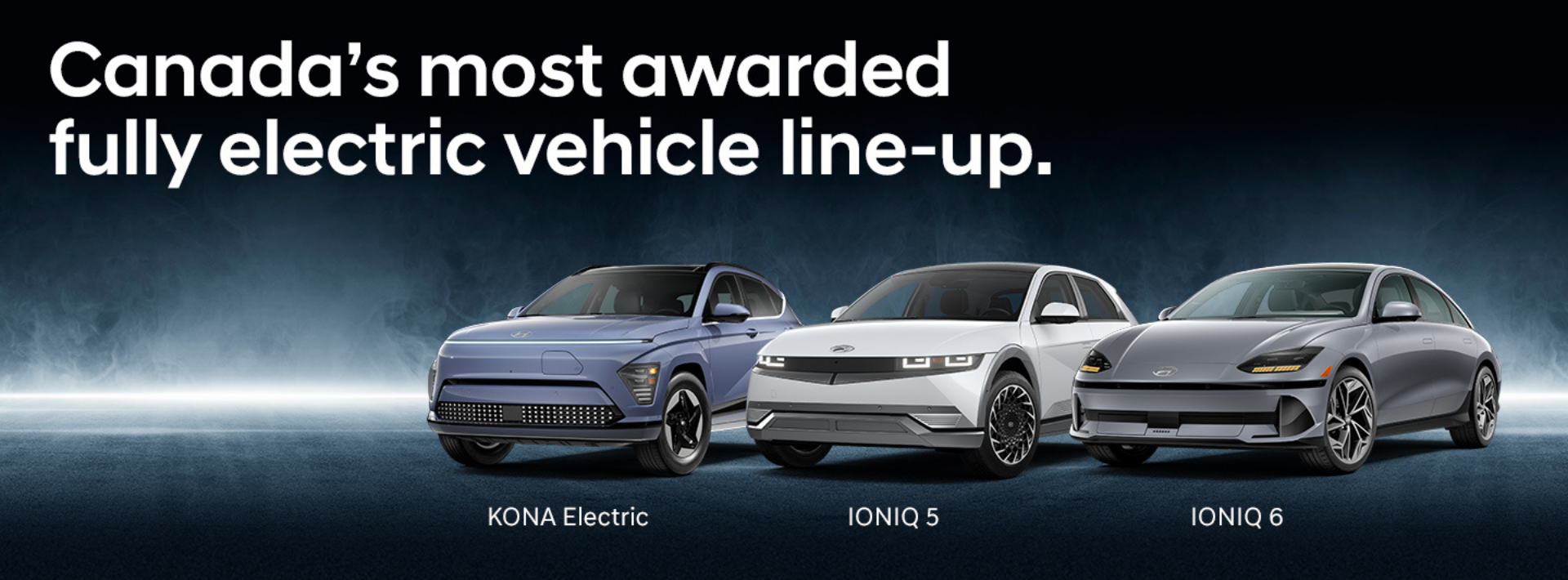 Canada's Most Awarded EV Lineup