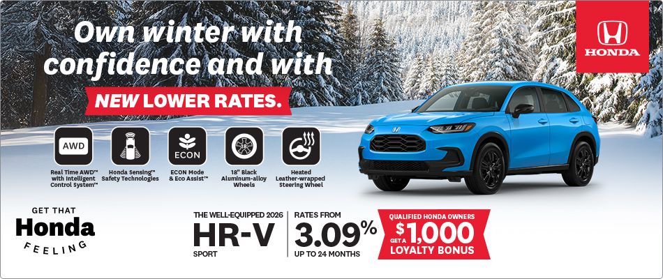 Get the 2026 Honda HR-V