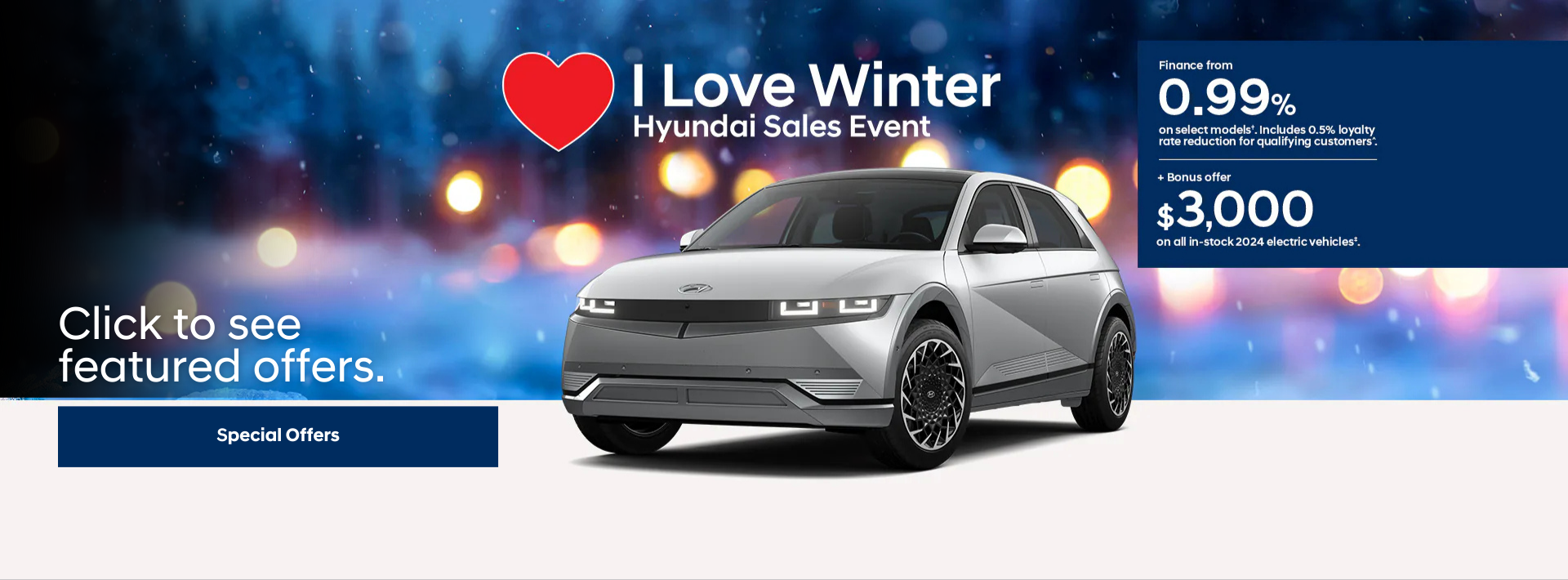 I Love Winter Sales Event