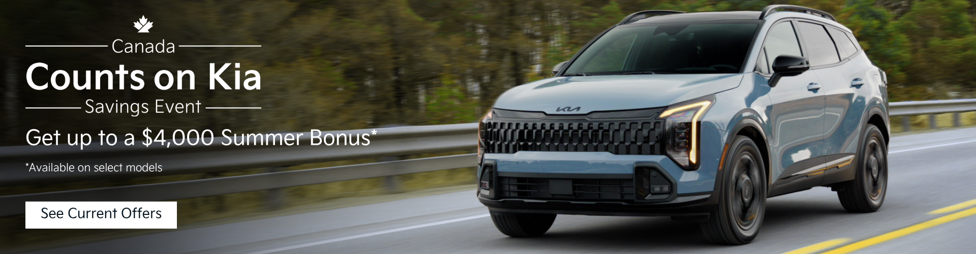 Count on Kia Savings Event