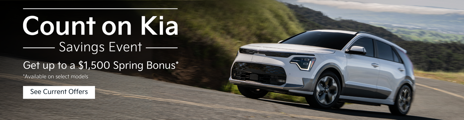 Count on Kia Savings Event