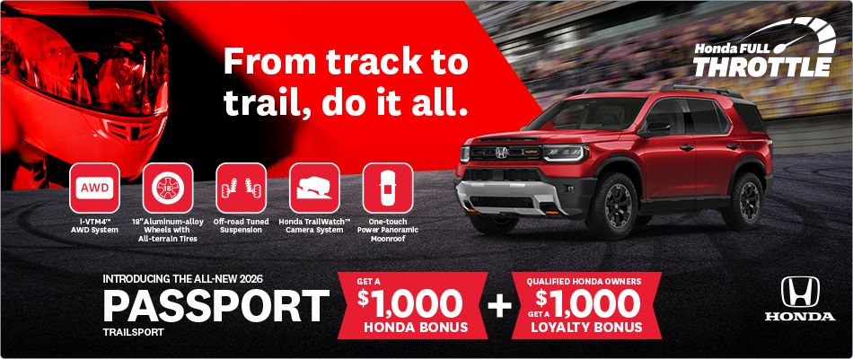Get the All-New 2026 Honda Passport