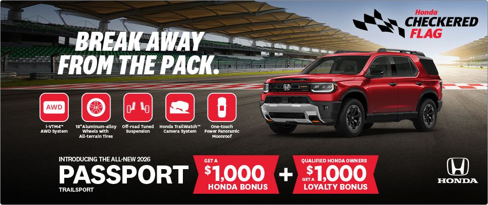 Get the All-New 2026 Honda Passport