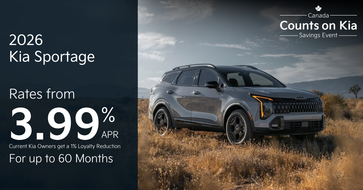 Get the 2026 Sportage