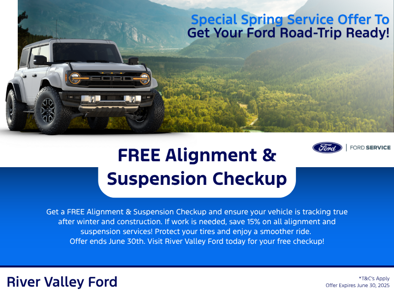 FREE Alignment & Suspension Checkup + Save 15% on Work!