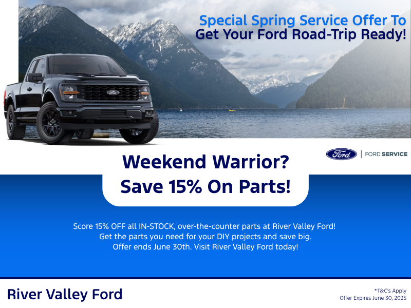 Weekend Mechanic? 15% OFF All In-Stock Parts!