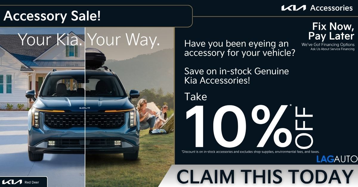 10% Off Genuine Kia Accessories