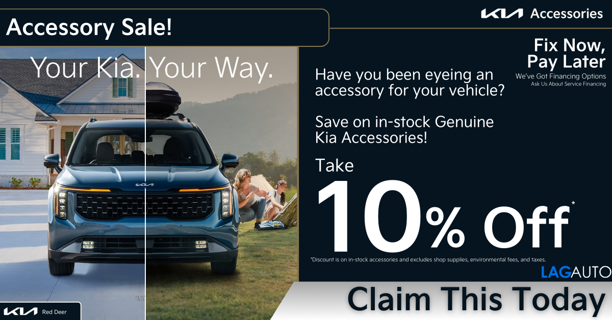 10% Off Genuine Kia Accessories