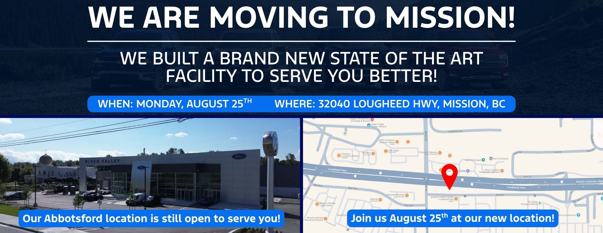 We are Moving to Mission