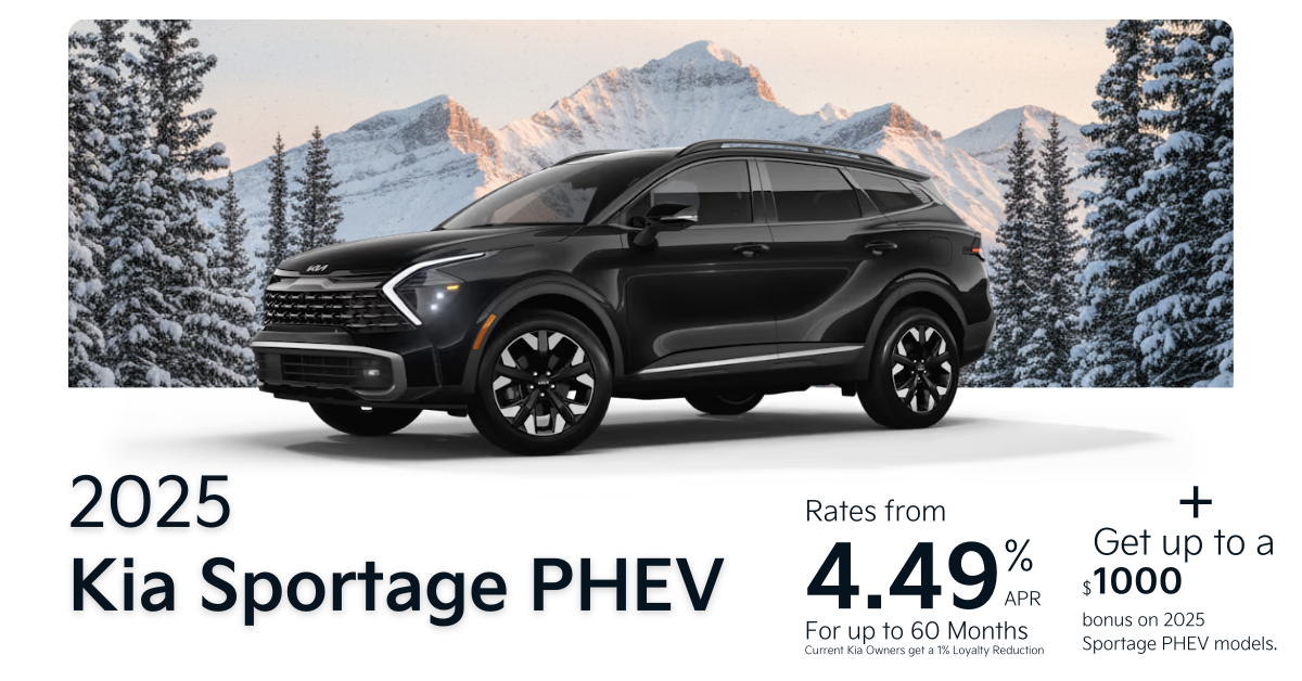 Get the 2025 Sportage PHEV