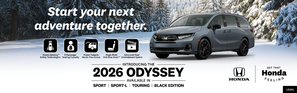 Get the 2026 Honda Odyssey