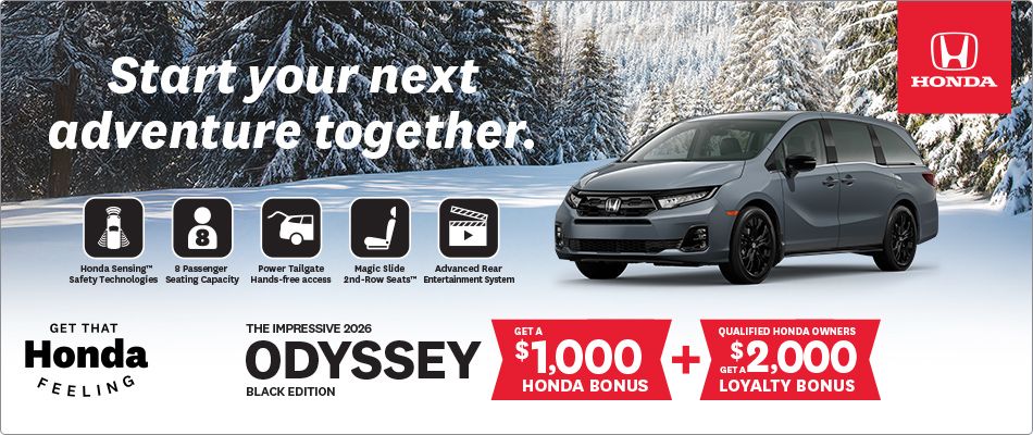 Get the 2026 Honda Odyssey