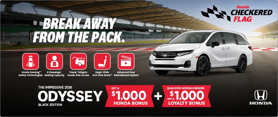 Get the 2026 Honda Odyssey