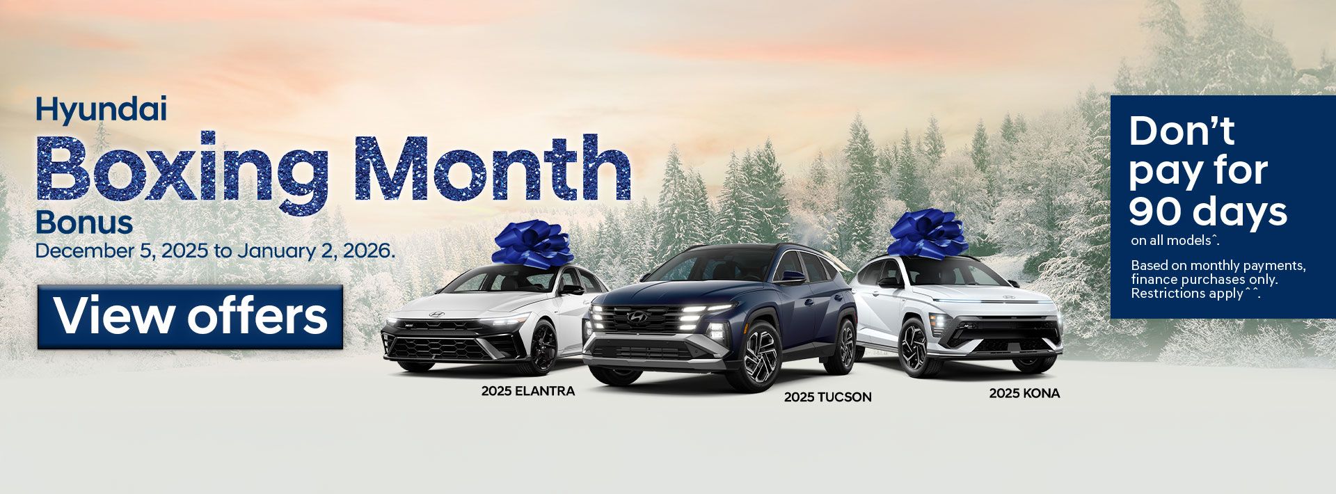 Hyundai Boxing Month Hyundai Boxing Month