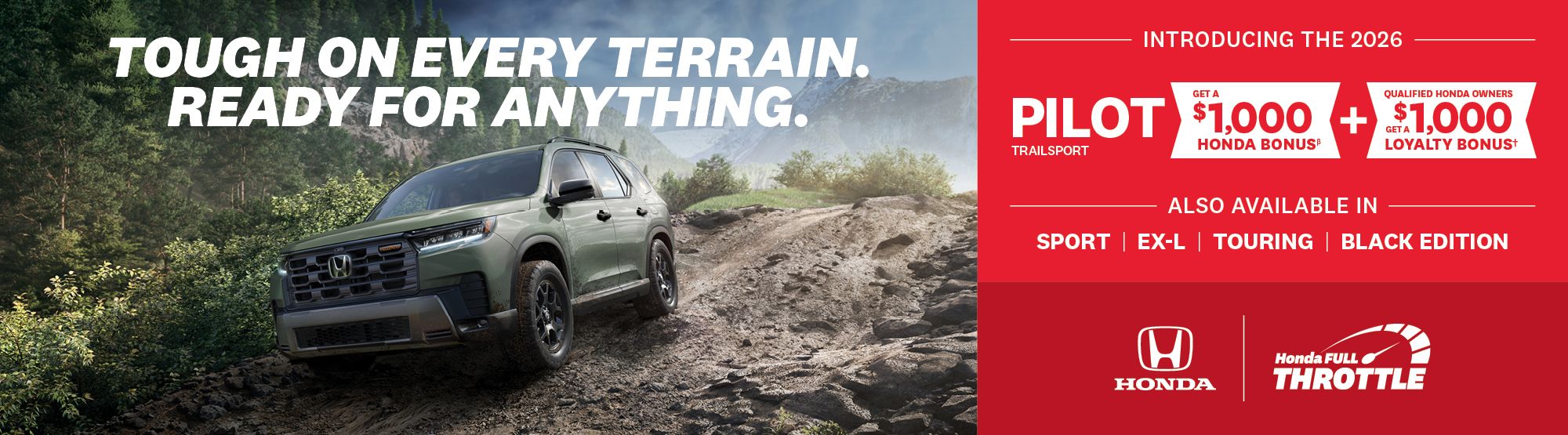 Get the 2026 Honda Pilot
