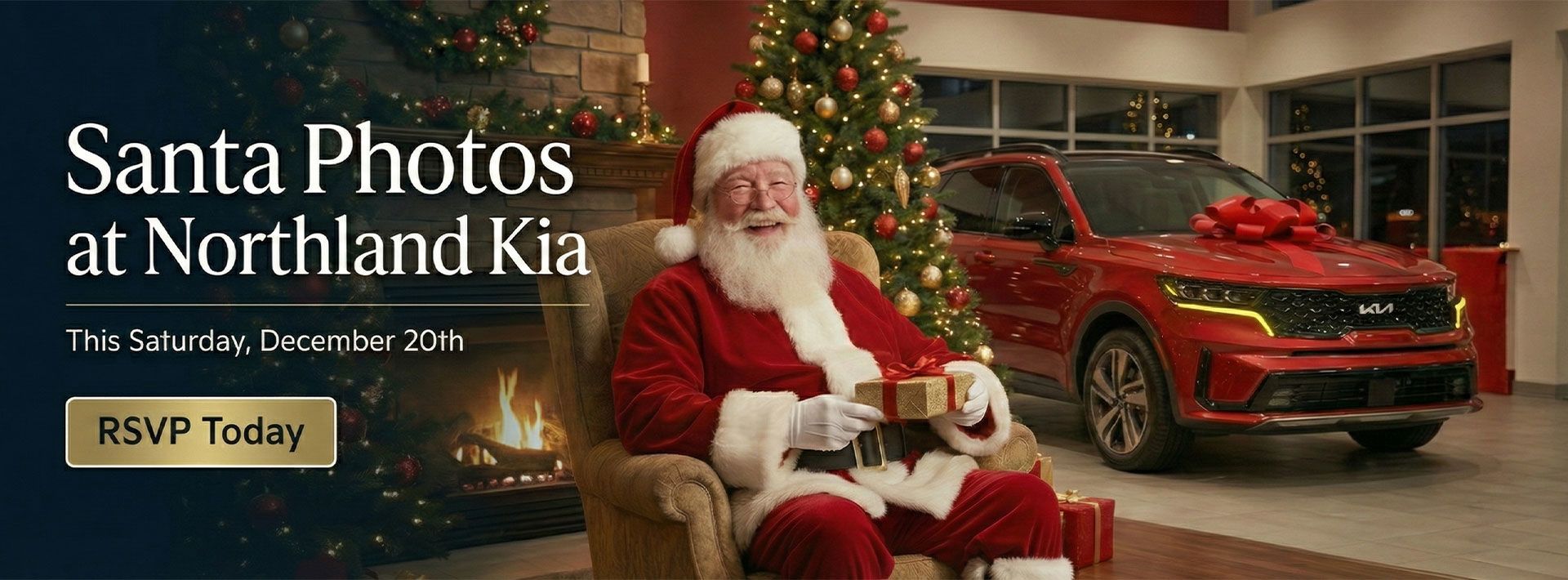 Santa Photos at Northland Kia