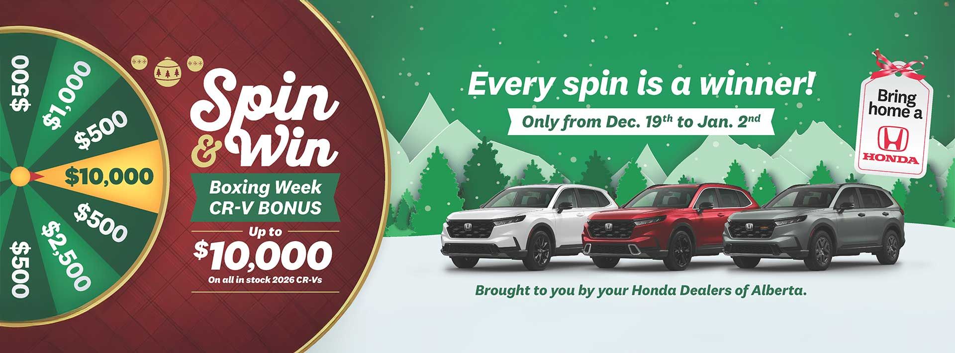 Spin & Win Honda