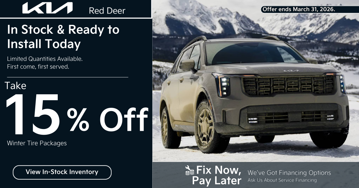 15% Off In-Stock Winter Tire Packages