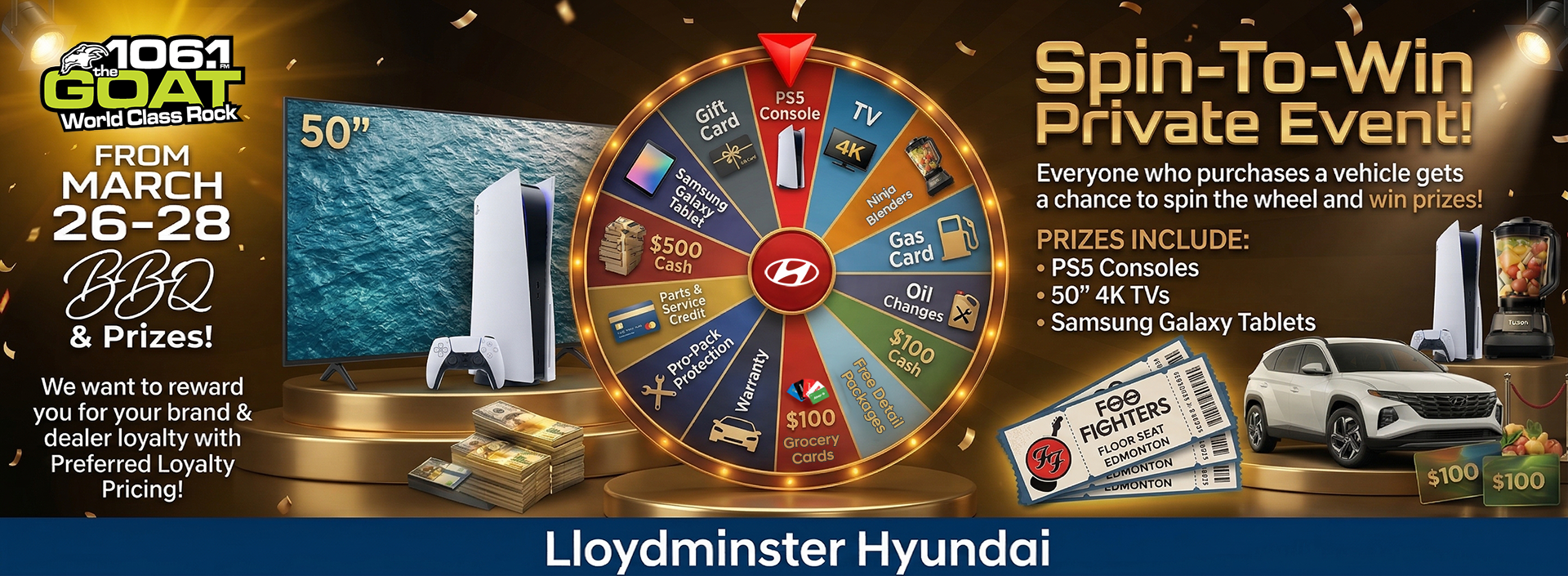 Spin-to-Win Private Event