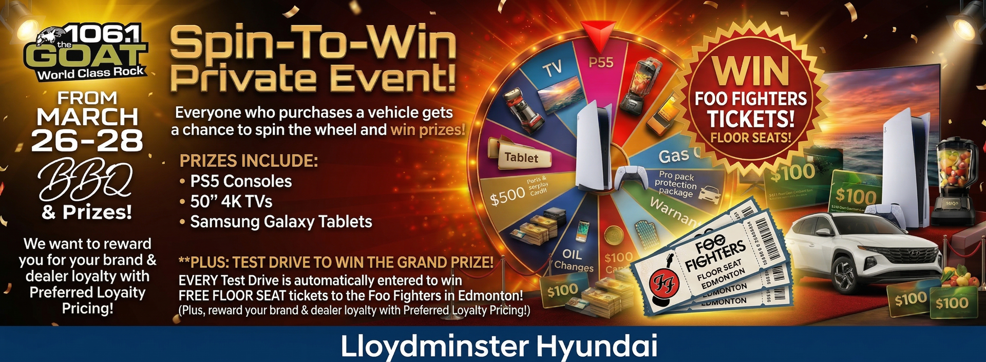 Spin-to-Win Private Event