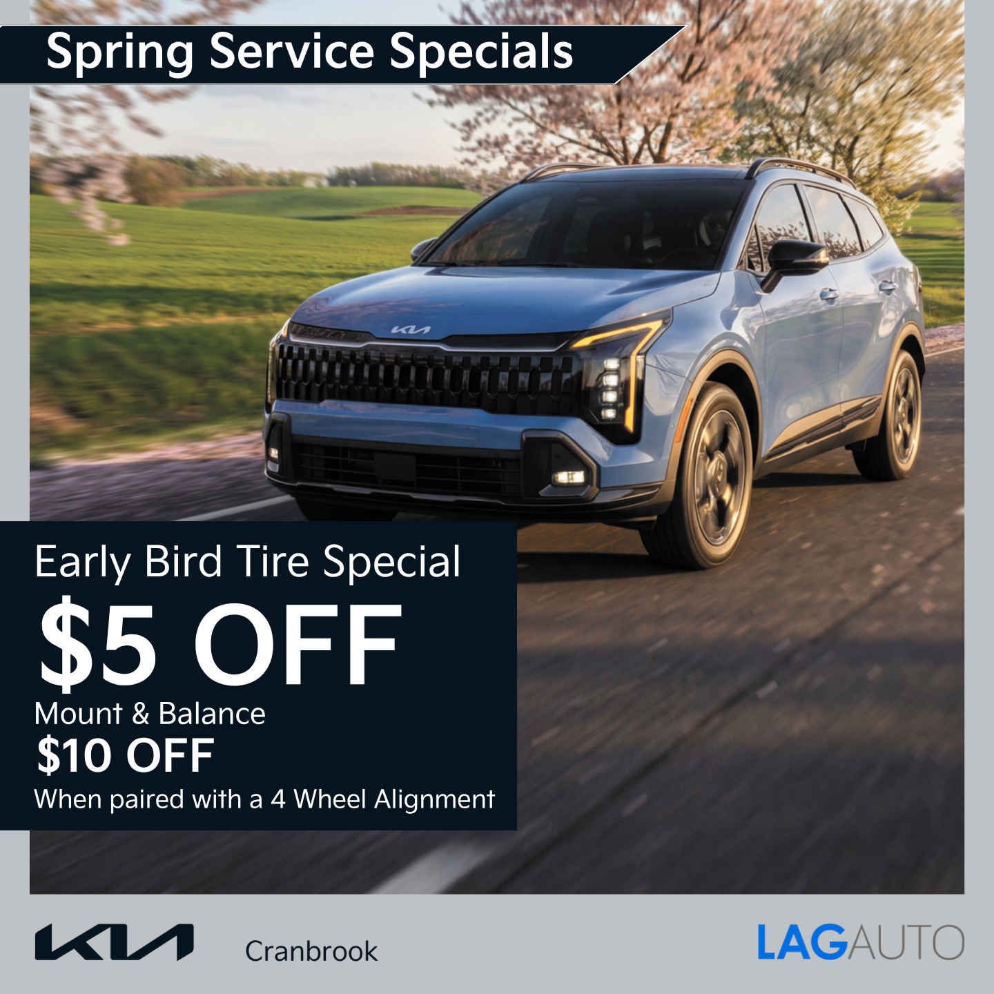 Early Bird Tire Special