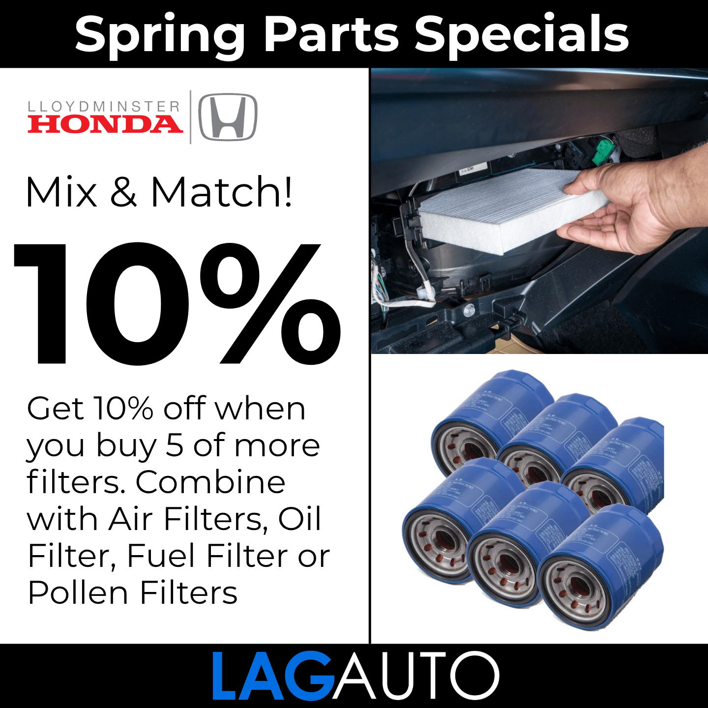 Mix & Match Filter Special