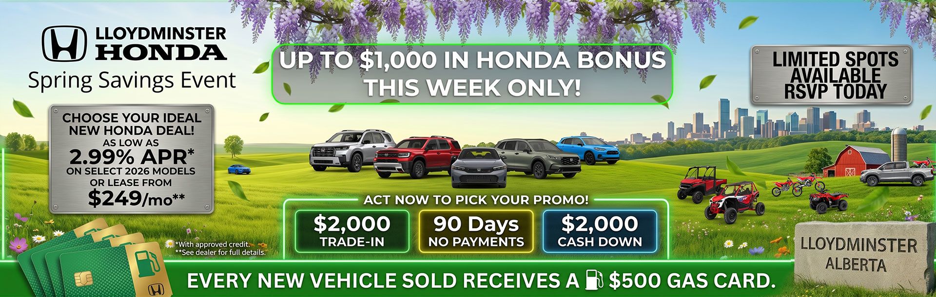 Spring Savings Event