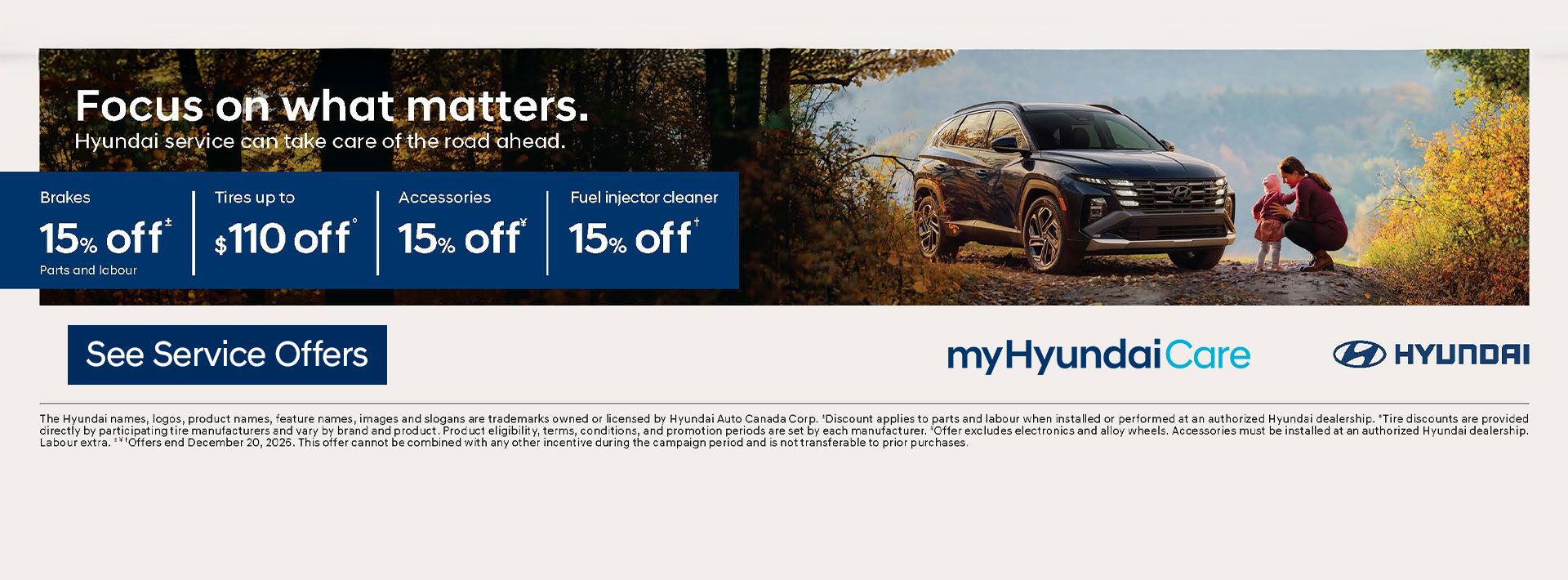 Fall Service Specials