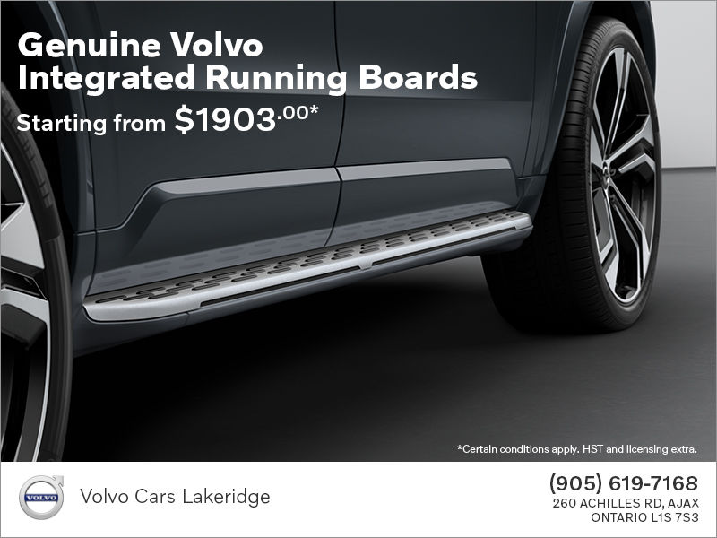 Volvo Cars Lakeridge In Ajax | Genuine Volvo Running Boards