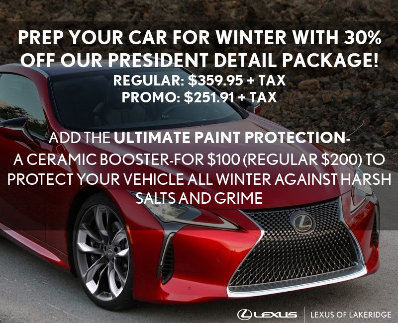 Detailing Special - Valid until November 31st 2025